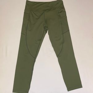 ZYIA, size medium, olive green leggings